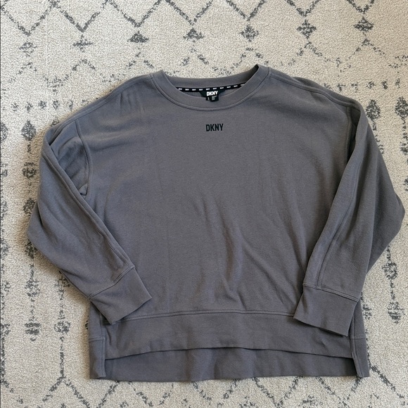 Dkny Tops - DKNY Charcoal Pullover